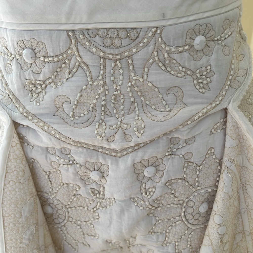 New! Zara Atelier limited edition medium beaded cape skirt. - Picture 4 of 16